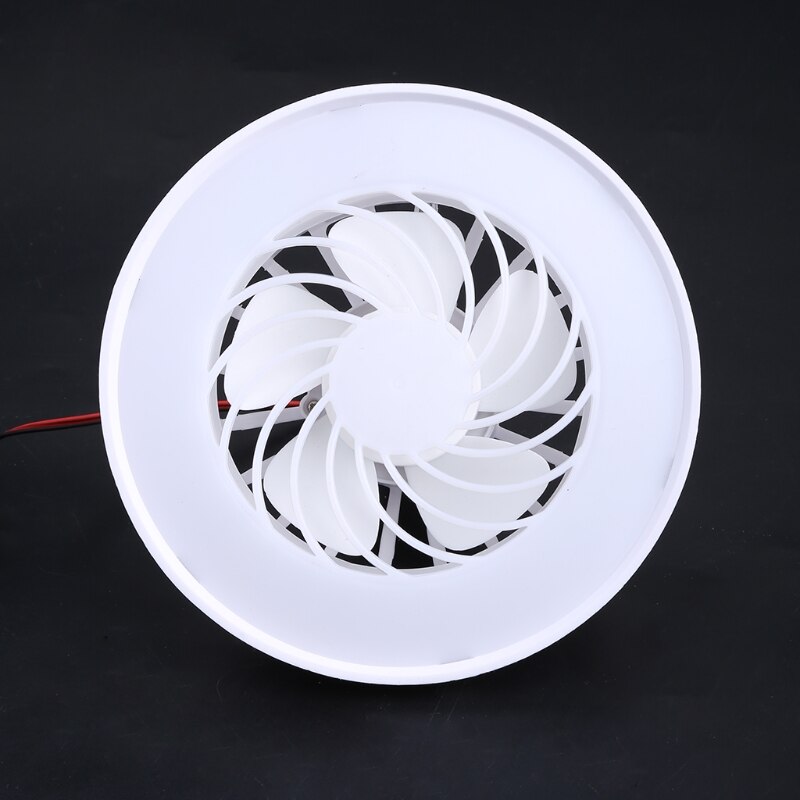 2in1 12V Ceiling Fan with LED Light Lamp Hanging Camping Tent Fan Lanterns for Outdoor Hiking Barbecue Home Dormitory