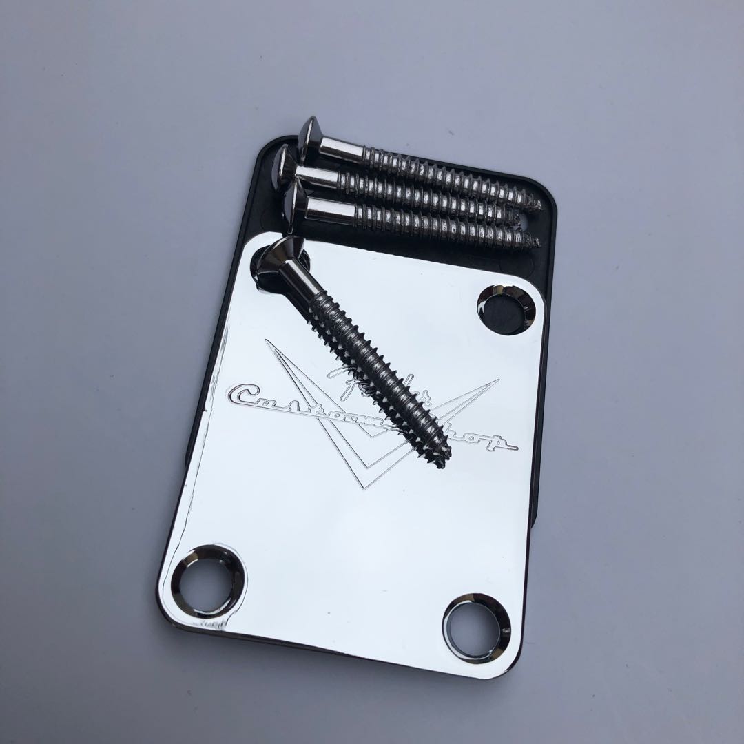 Guitar Neck Plate Gold/Chrome/Black For st/tele electric guitar