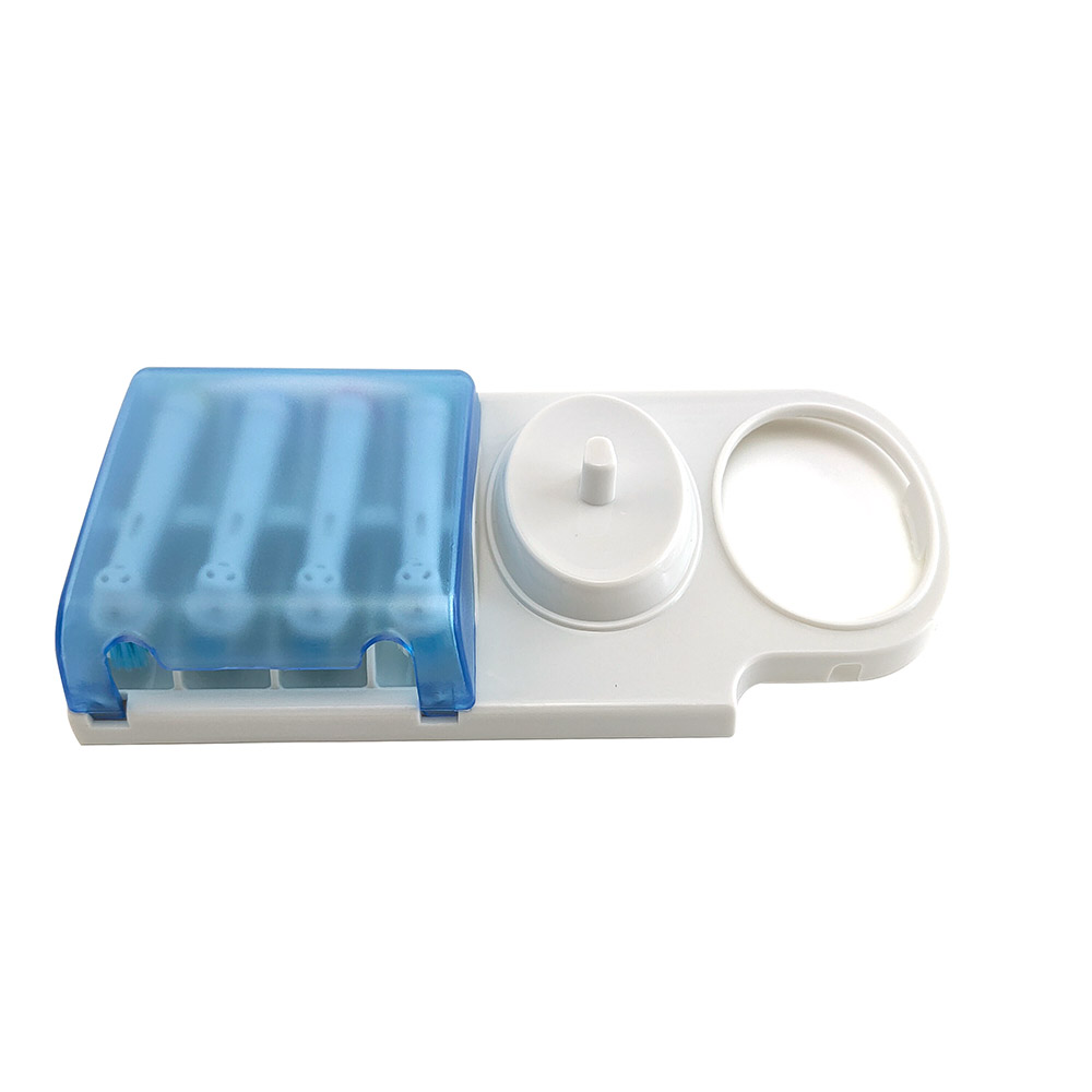 Plastic Electric Toothbrush Holder Tooth Brush Storage Organizer Teeth Brush Head Support White Stand with Charger Hole