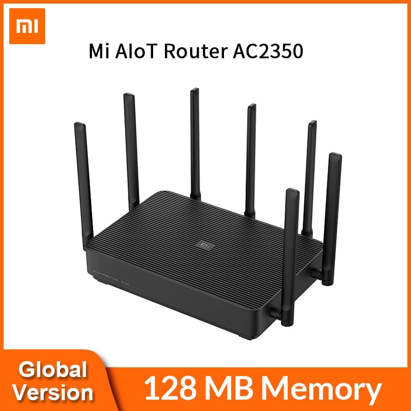 Xiaomi Mi AIoT Router AC2350 Gigabit 2183Mbps 128MB Dual-Band WiFi Wireless Router Wifi Repeater With 7 High Gain Antennas Wider