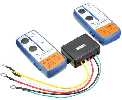 Cabrestante inalámbrico de 12V para coche, Control remoto eléctrico con juego de transmisor Manual, Kit de remolque para camión, ATV, SUV: 2  24V