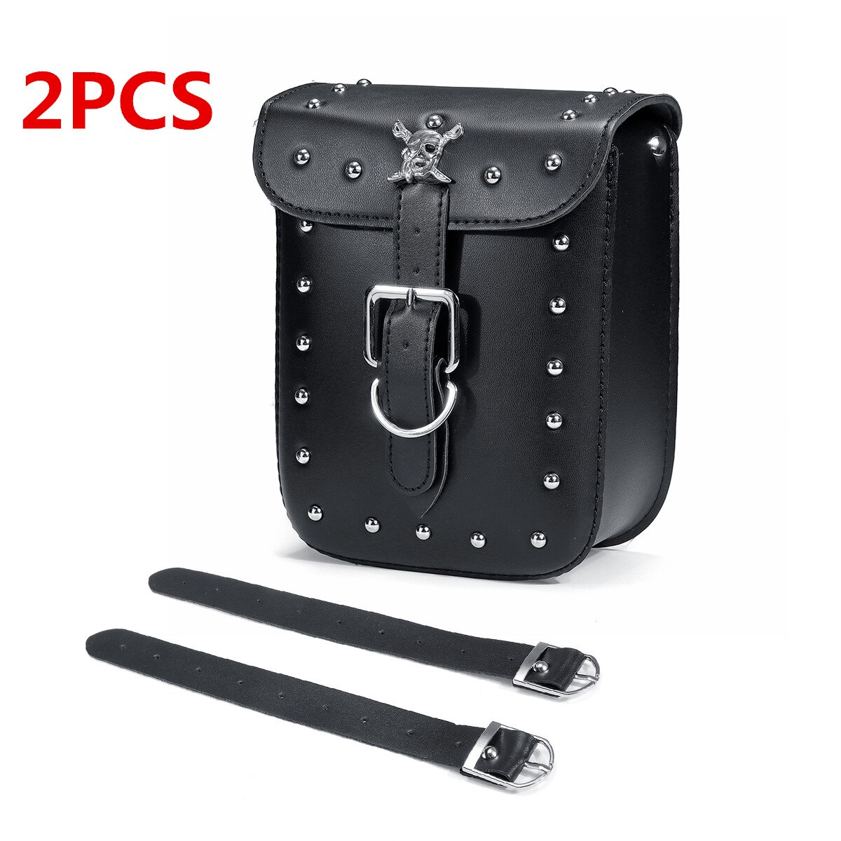 Für Softail Dyna 1 einstellen Schwarz Wasserdicht Rennen Motorrad Werkzeug Tasche Reisetaschen Koffer Gepäck Satteltaschen mit Niet Schädel