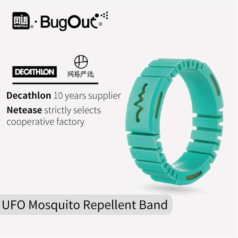 Vinden hvisker bugout årti anti-myg armbånd fabrik ufo myggeafvisende band: Lyserød