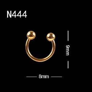 nagelpiercing 10 Stks/partij Punk Stijl Nail Onderdelen Piercing Legering Studs Metalen Curve Pijl Klinknagel Decoratie Nagels Kunst Accessoires Nail Charms: Donkergrijs