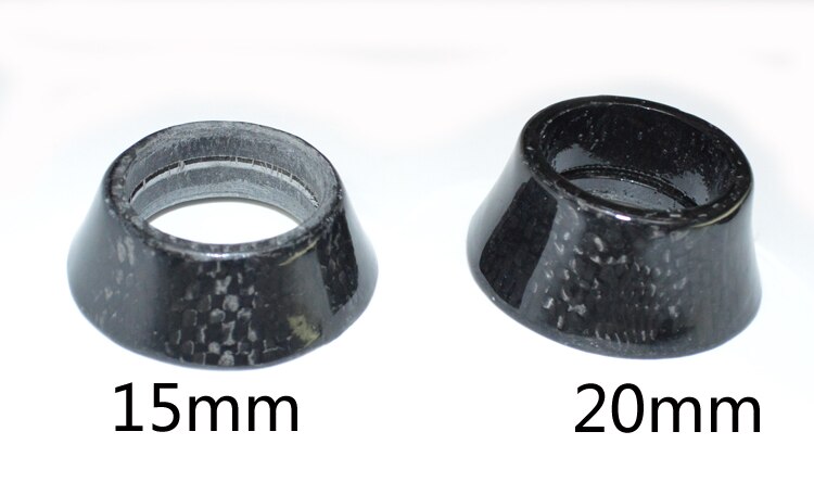 NO LOGO mate 3k fibra de carbono 10MM 20mm 30mm 40mm bicicleta Stem horquilla de ciclismo espaciador de auriculares arandela piezas de bicicleta