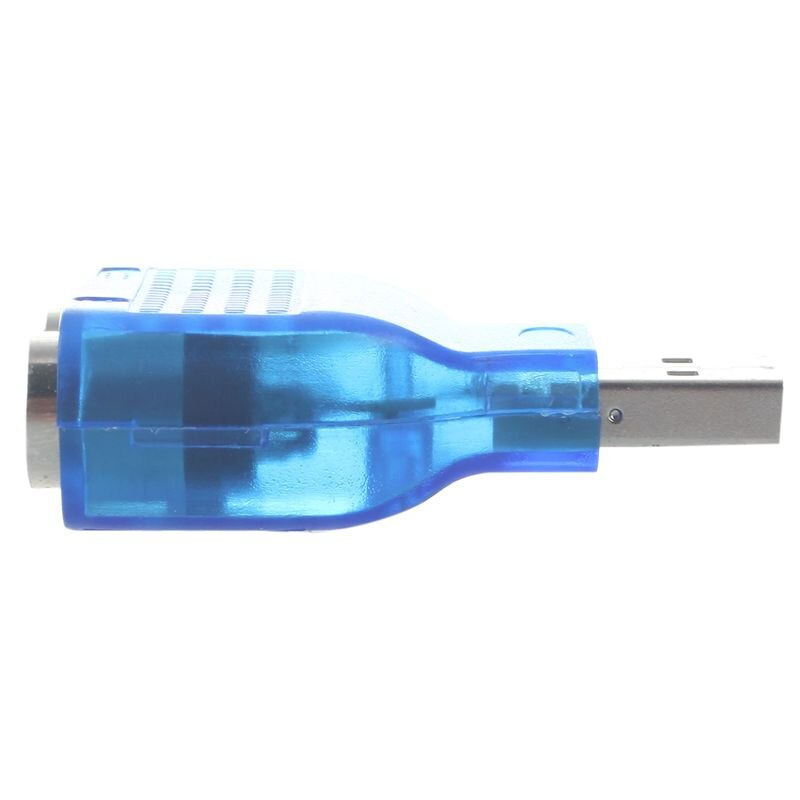 Small Slim USB 2.0 A Male to 2Port PS/2 PS2 FEMALE Mouse Keyboard Adapter Dongle