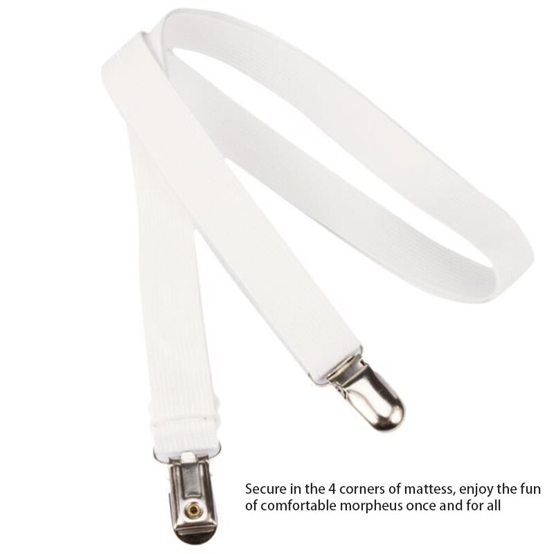 Verstelbare Laken Clips Grijpers Fasteners 3 Manier 6 Zijden Vel Bretels Elastische Vel Houders Matras Clips Bandjes