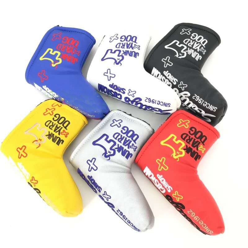 golf putter golf cover golf putter cover white blue yellow red black