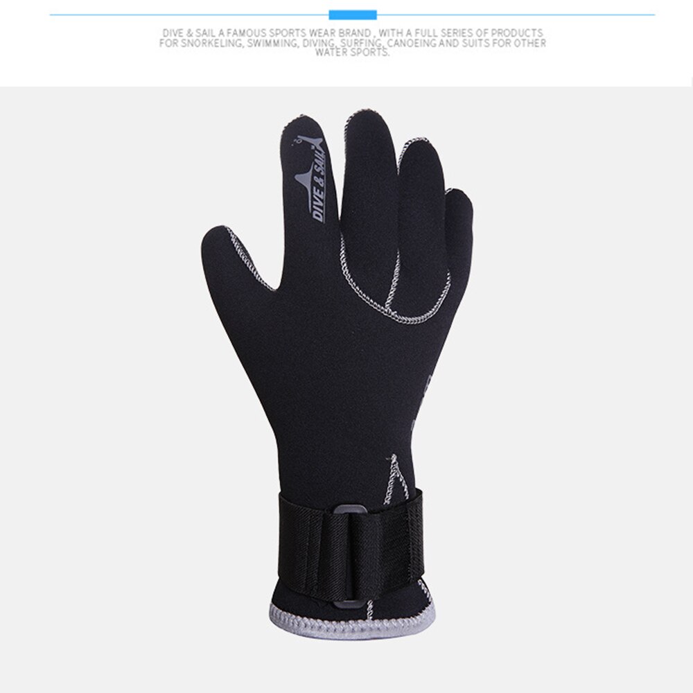 3mm neopren dykkehansker svømme snorkelutstyr anti-ripe hansker med for vinter varm dykking surfing snorkling