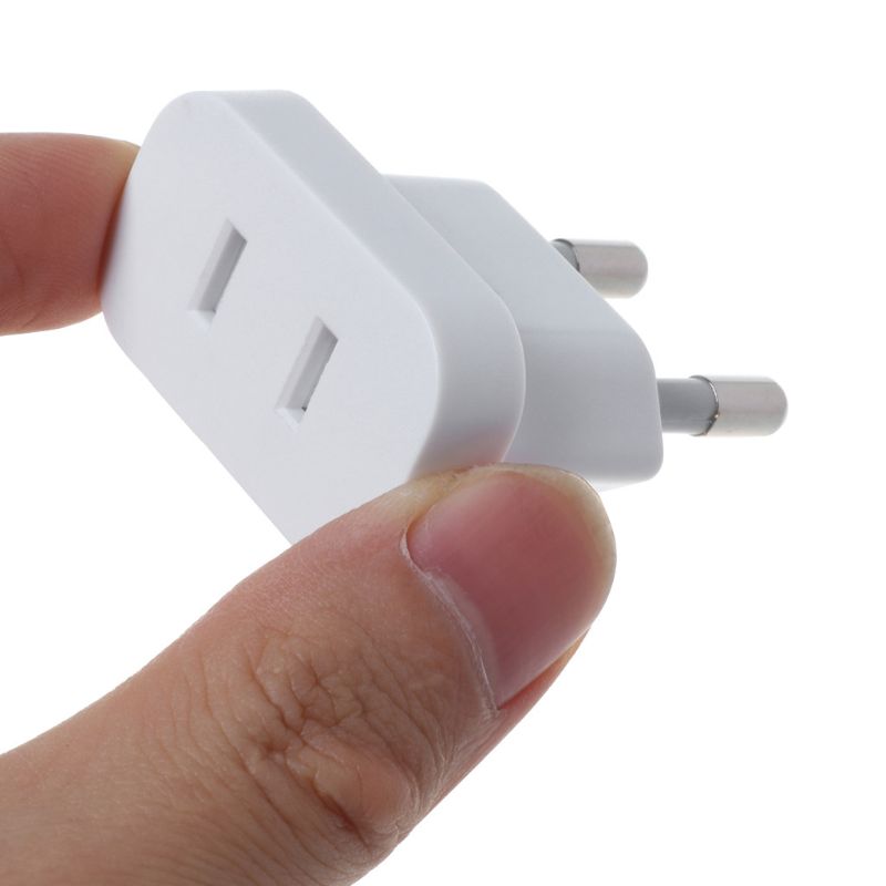 4Mm Ons Jack Naar Eu Plug Outlet Travel Charger Power Socket Adapter Vs Naar Europa Europese Regelgeving Opladen Converter plug 652E