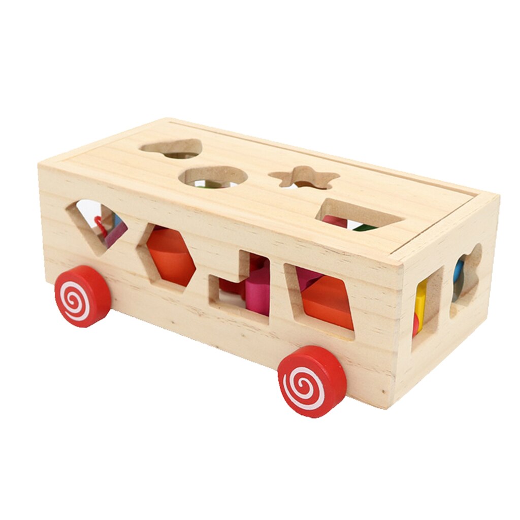 Shape Sorter Block Recognition Puzzle Toys Educational Interactive Activity
