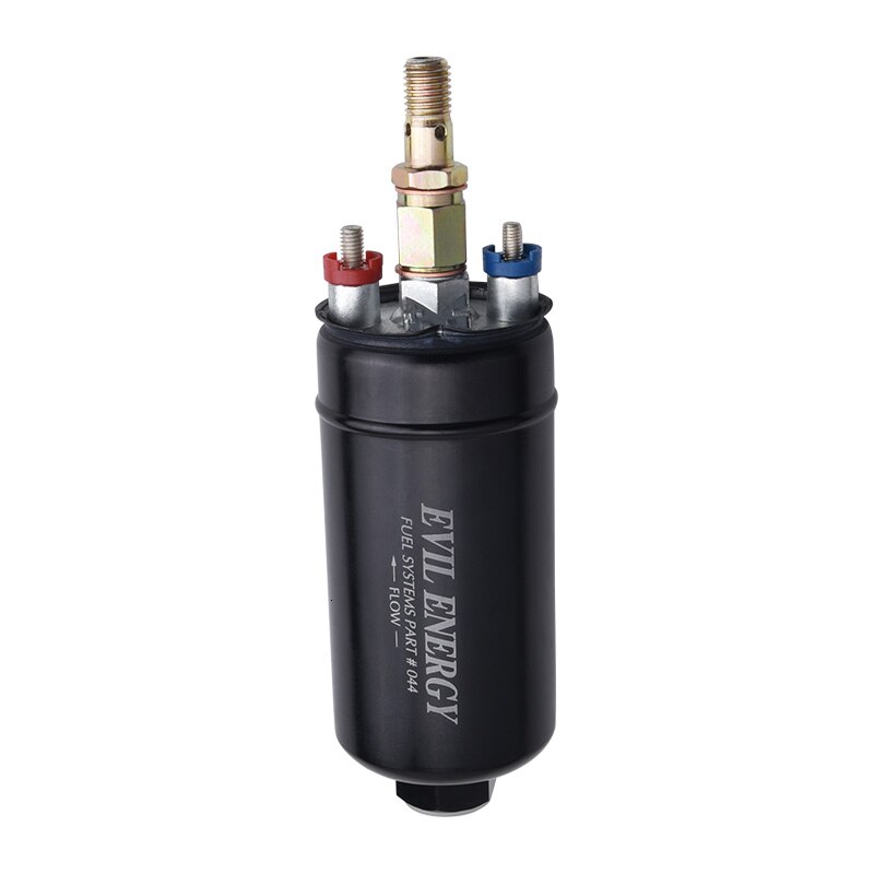 evil energy 300lph Electric Fuel Pump Kit High Pressure External Inline Fuel Pump With 6AN 10AN Connector