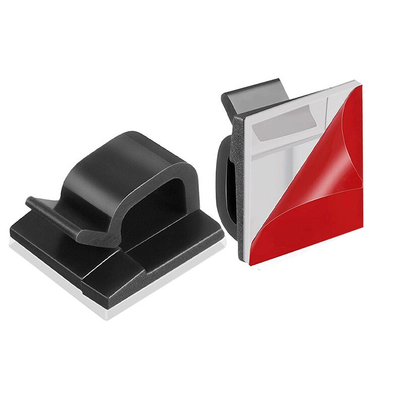 10Pcs Zelfklevende Wire Tie Cable Clamp Cable Organizer Clips Houder Voor Auto Dash Camera Gps Hoofdtelefoon Tafel bureau Opslag Tidy: 05