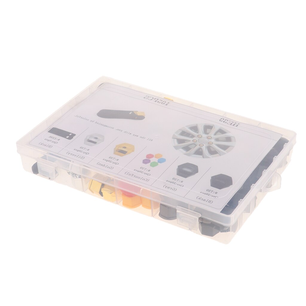 17mm Silicone Hexagonsal Wheel Lug Nut Cover Protective Tyre Screw Cap