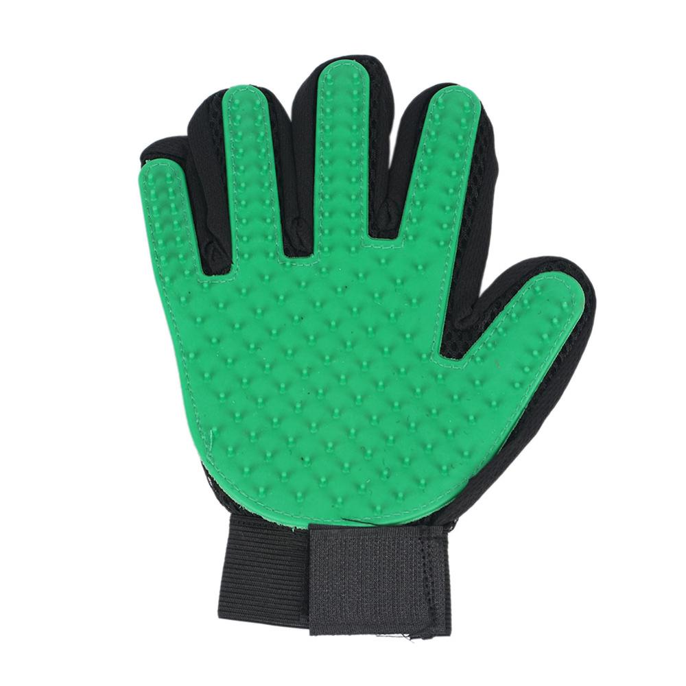 Small Dogs Deshedding fur fur Glove Accessories For Pets Supplies Cats Brush Magic Grooming Glove katten brosse chat honden kam: 4 / left hand