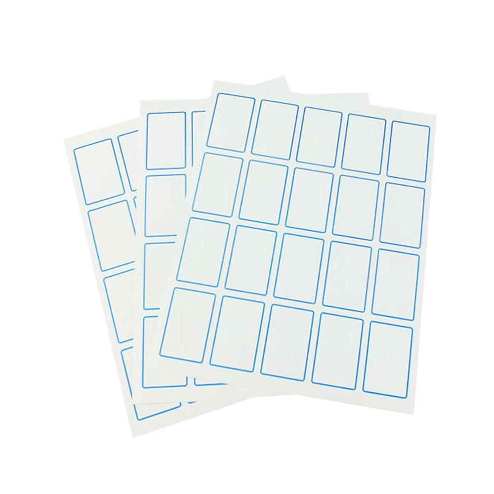 10 Pages Self-Adhesive Sticker Lab Office Handwriting Printable Reagent Bottles Stickers Experimental Classification Labels Note