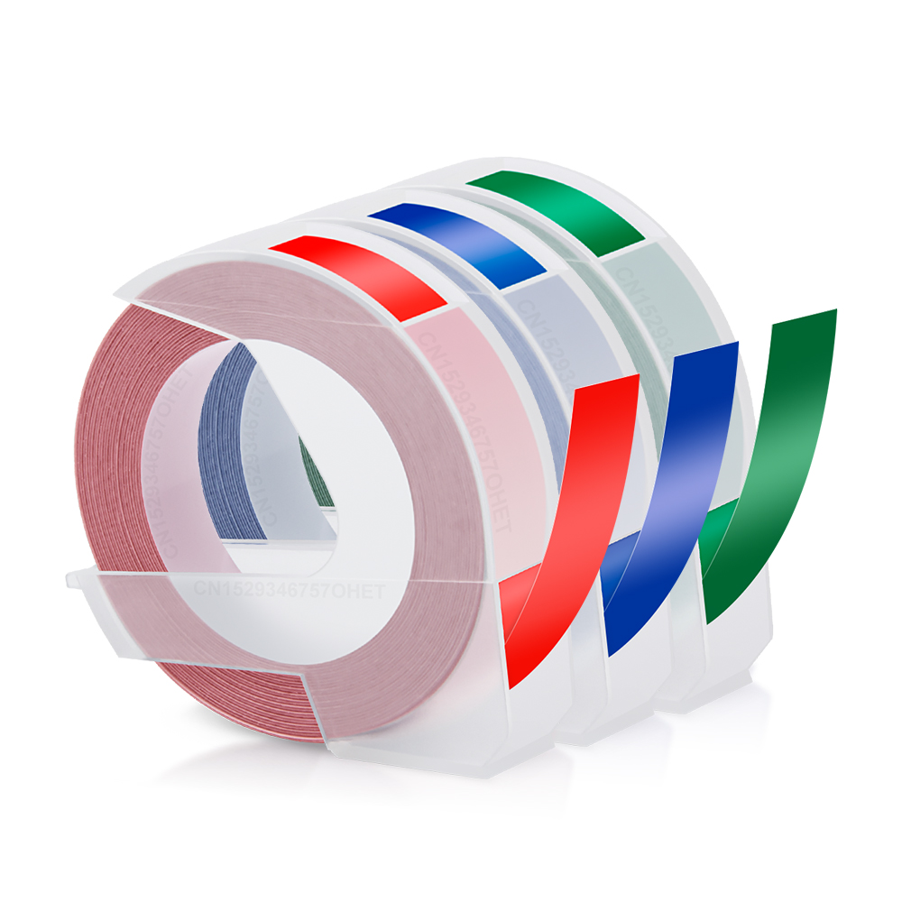 3D Embossing Typewriter B90 Manual Labeller Handheld Label Printer Similar as Dymo 12965 Labeling Machine or 3PK Label Tapes