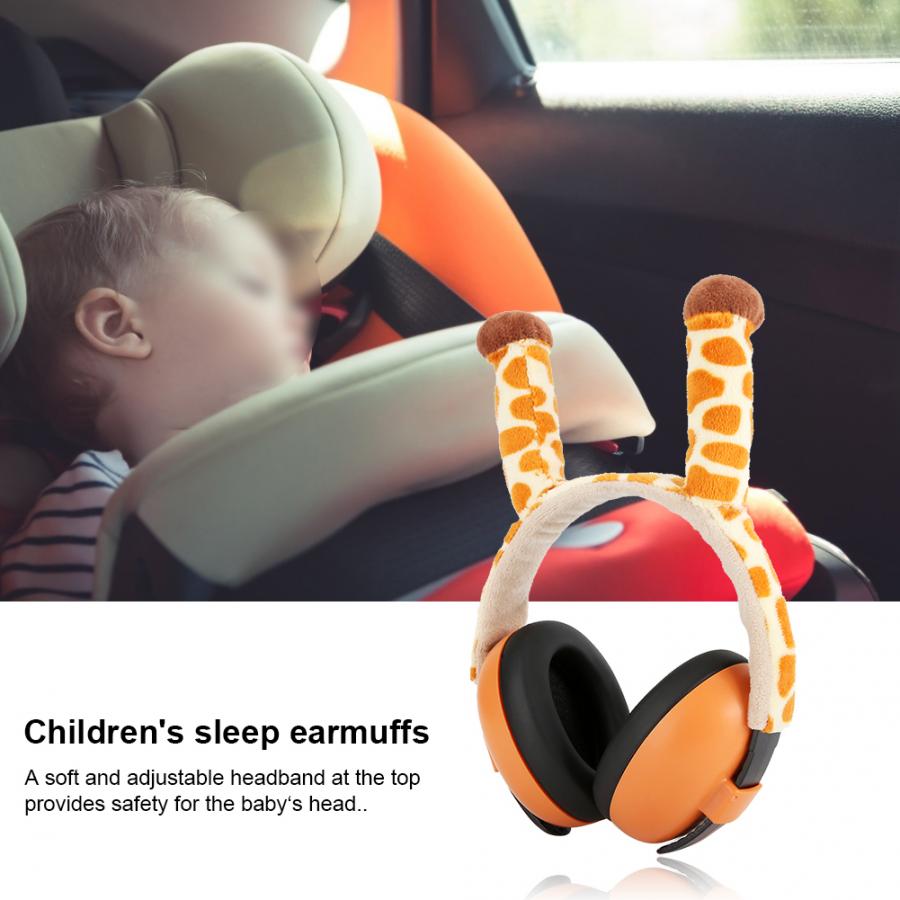 Kid Ear Defenders Baby Sound Insulation Hearing Protection Earmuff Cartoon Anti-Noise Headphone Newborn Hearing Protection