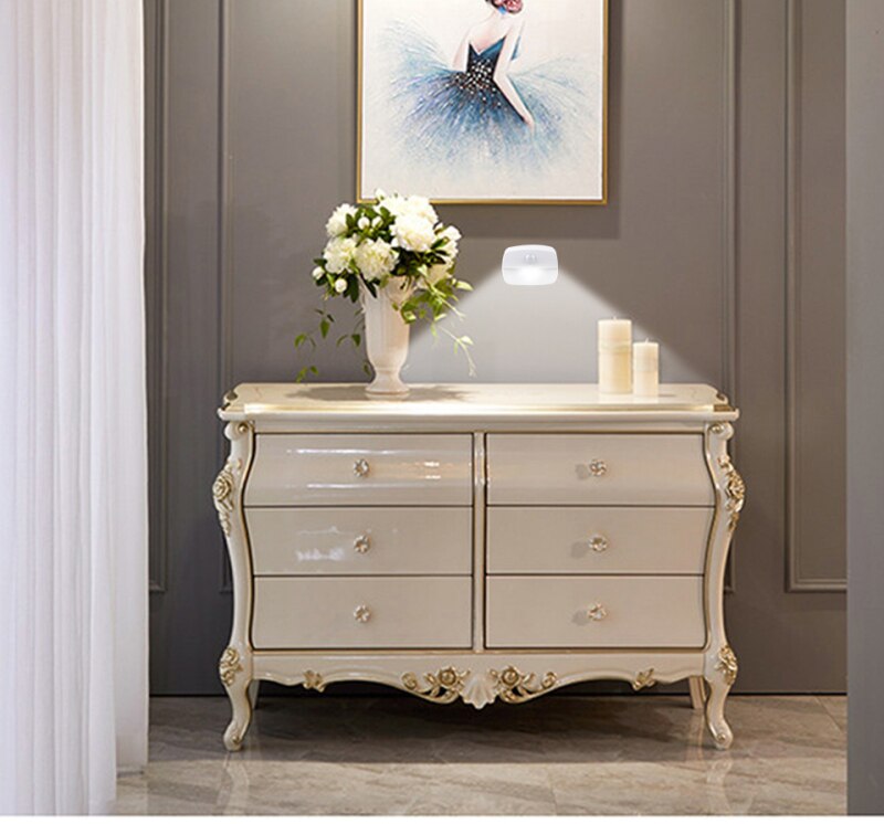 Draadloze Pir Motion Sensor Led Night Lights Hal Kast Trap Kamer Lampen Thuis Pir Technologie Maakt Het Licht Op Wanneer motion