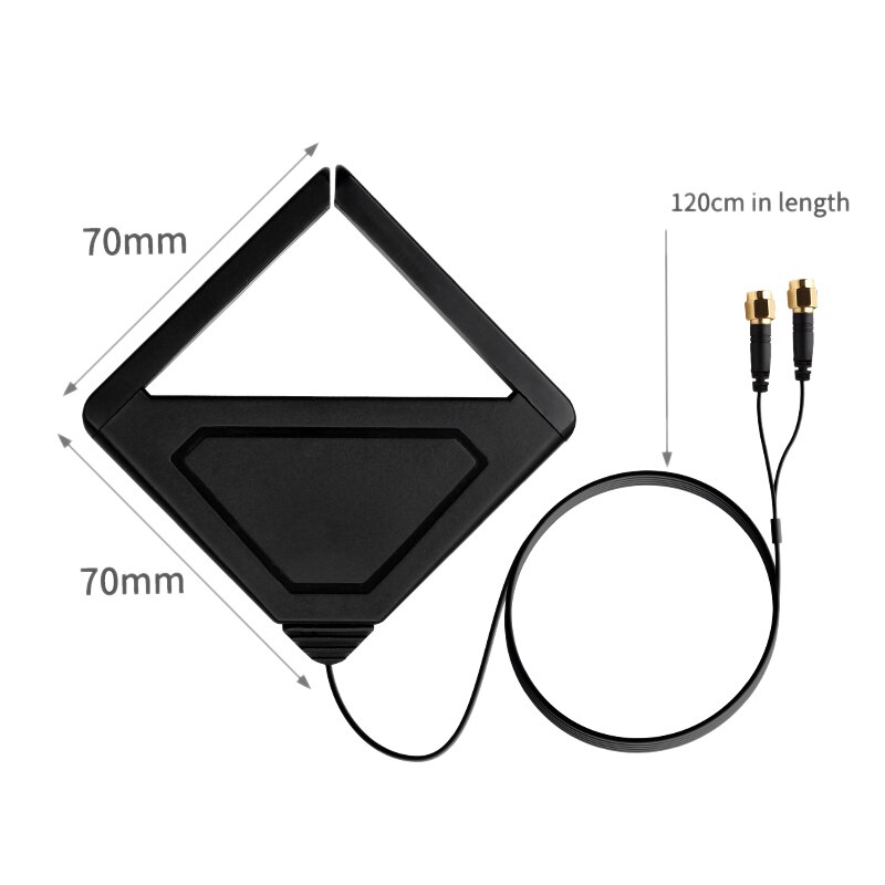 Wireless Dual Band External Antenna for Desktop Laptop 120CM Antennas for AX200 9260NGW Card PCIe Wifi Adapter