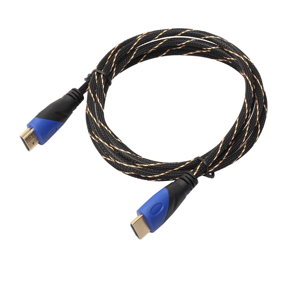 Alloyseed 10 M/15 Meter Gevlochten Hdmi Kabel Vergulde Aansluiting V1.4 Av 1080P Hd 3D Hdmi kabels Voor PS3 Xbox Hdtv
