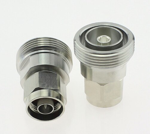 Adaptador de conector DIN hembra a N Adaptador Coaxial RF L29 7/16, 1 unidad