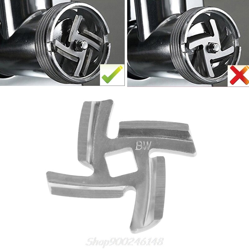 1Pc 50mm Diameter Stainless Steel Meat Grinder Blade Spare Part For
