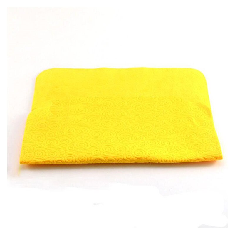 100pcs 4colors Auspicious cloud pattern blue green pink yellow glasses cloth camera cloth lens cloth cleaning cloth camera clean: Yellow