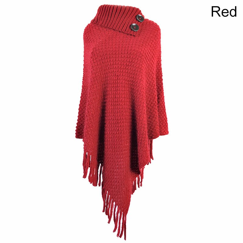 Glamexx24 Gebreide poncho voor dames, effen kleur, cape, fijn gebreid, XXL, trui, schouderdoek, elegant, stijl en comfort, voor lente en herfst, Made in Italy, mintgroen, S-M