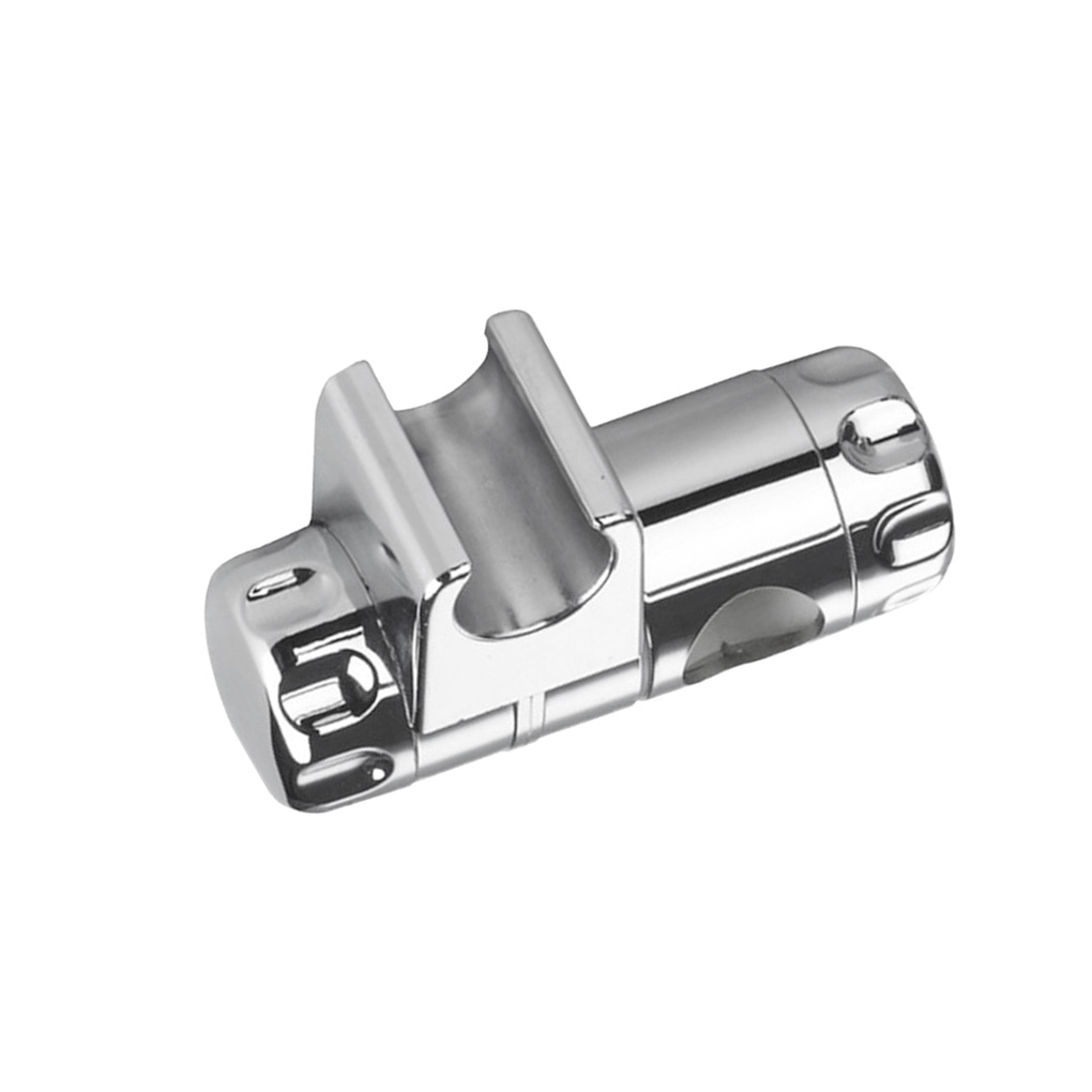 ABS Chrome Shower Bracket Adjustable Rail Slider Shower Head Holder Lift Rod Support Bracket Head Mounting Brackets 25mm