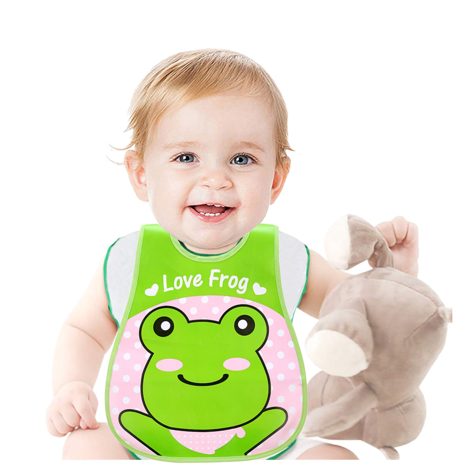 Ebene Druck rülpsen Tücher Kleinkind freundlicher Jungen Mädchen Karikatur ärmellos Wasserdichte Fütterung Schürze Lätzchen Kittel alimentation solide