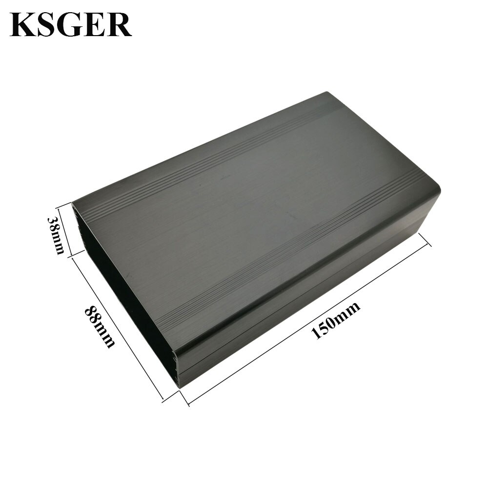 KSGER stacja lutownicza Obudowa materiał ze stopu aluminium T12 zestawy DIY 150MM 120MM STM32 STC temperatura rączka kontrolera spawanie