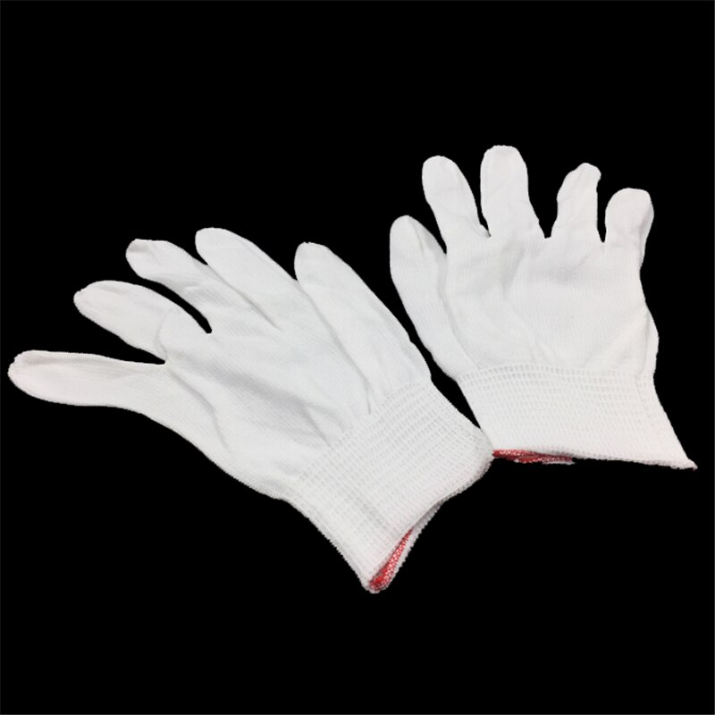Guantes finos de algodón para trabajos de jardinería, guantes de uso doméstico para trabajos de carpintería, jardinería, 30 pares
