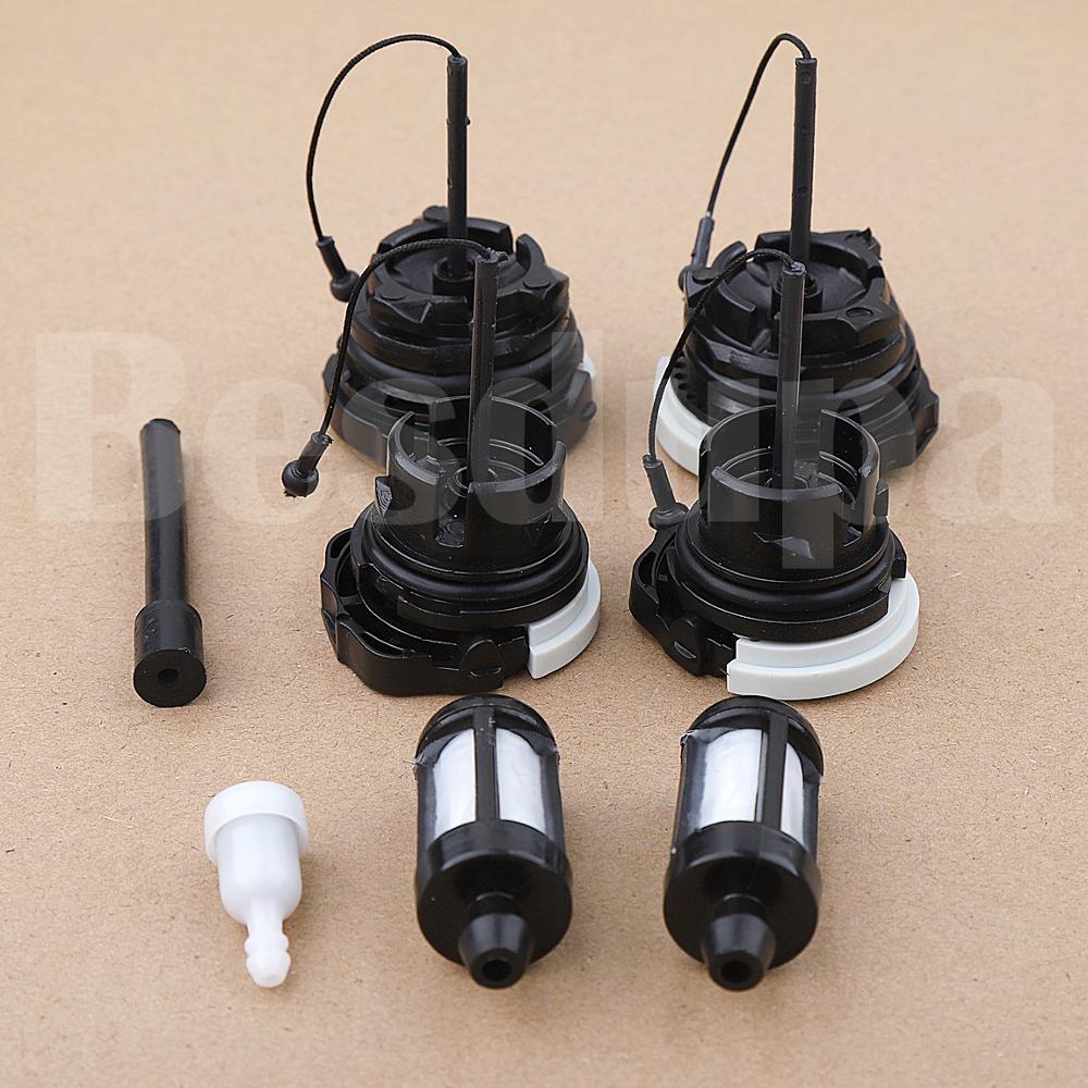 2 sets Gas Fuel Oil Cap For Chainsaw Stihl MS171 MS181 MS200 MS210 MS200T MS211 MS192 MS192T MS230 MS240 MS250 MS260 MS340 MS360