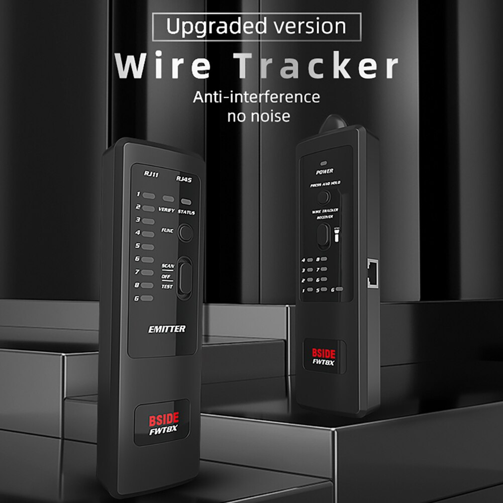 BSIDE FWT8X Network Cable Tester Cable Tracking De... – Grandado