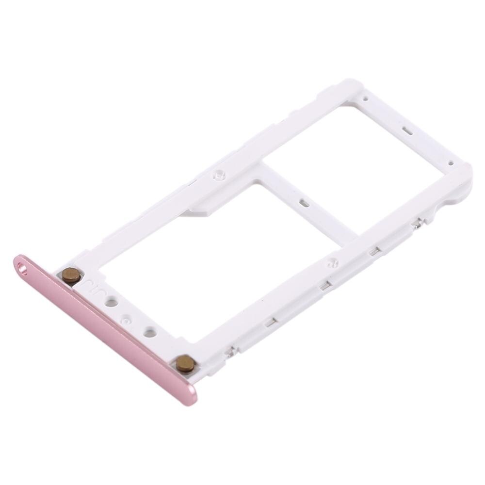 Pour Xiaomi Redmi 5 Plus plateau de carte SIM adaptateur de porte-carte SIM pour Xiaomi RedMi5 Plus emplacement de carte SIM Miscro SD TF plateau de carte: Rose Gold color