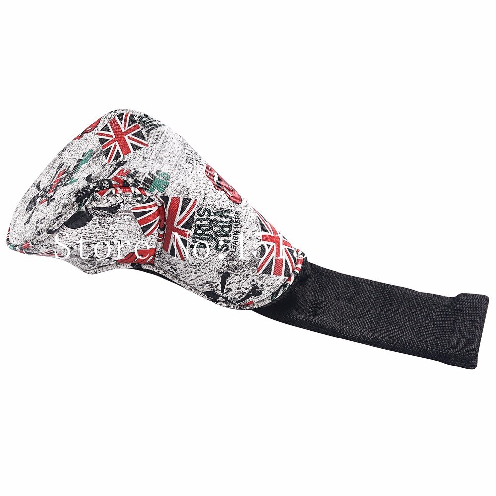 Union Jack Met Schedel Golf Club Head Cover Golf H... Grandado