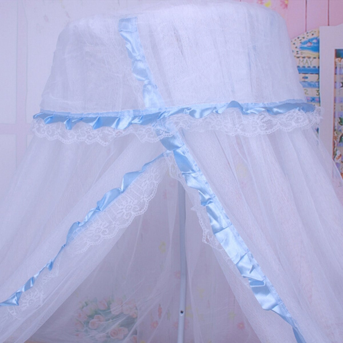 40 x 150cm Baby Infant Dome Mosquito Net Toddler Bed Crib Canopy Netting Kids Bedroom Bedding