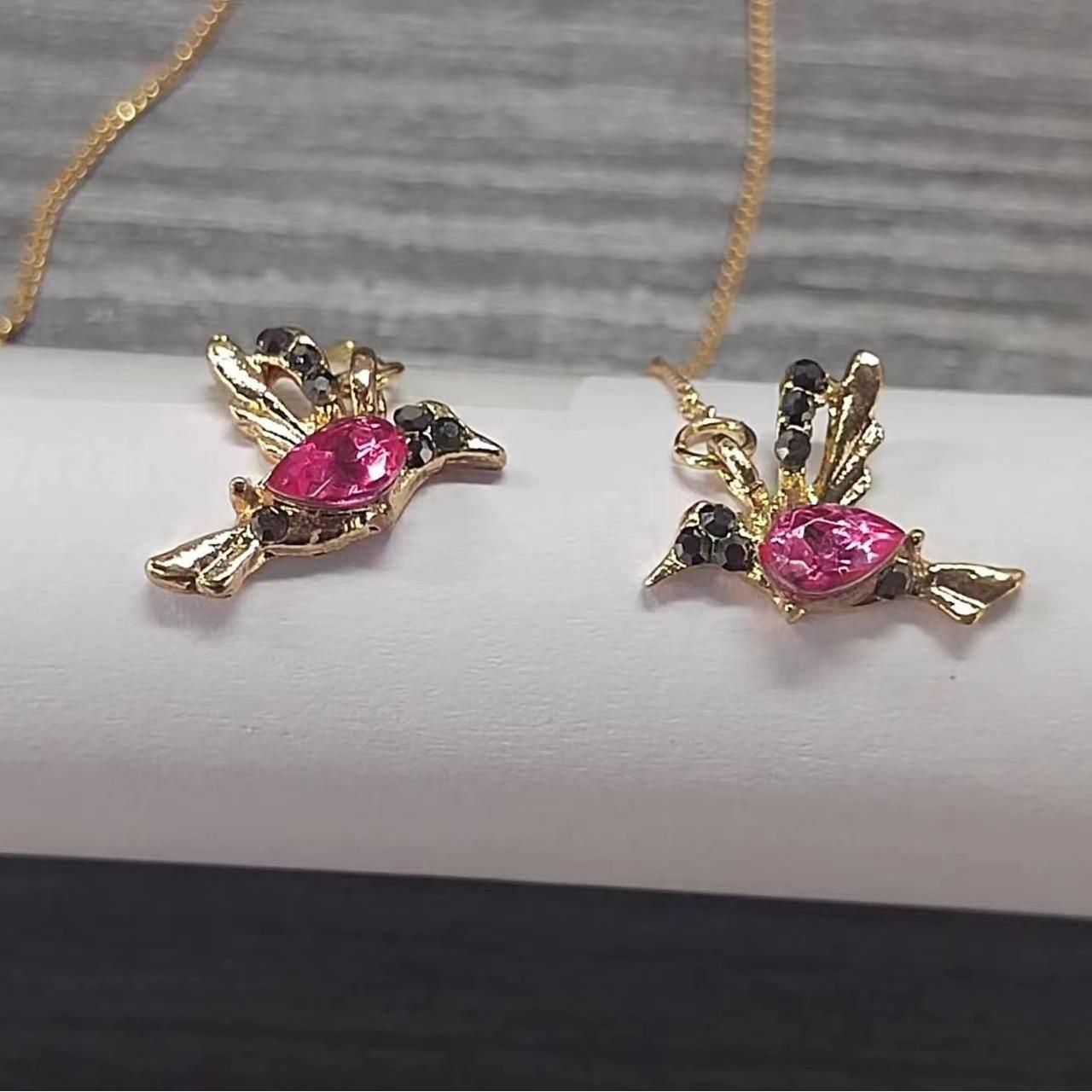 Kolibri Ohrringe für Frauen Mädchen elegante Quaste Charme baumeln Ohrring Modeschmuck Valentinstag Geburtstags: Braun