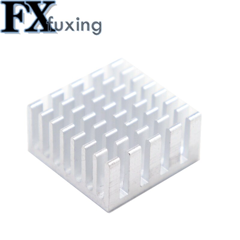 10PCS Silver 20*20*10mm Heat Sink Routing CPU Radiator 20x20x10mm Electronic Heat Sink Pure Aluminum LED Heat Sink 20*20*10