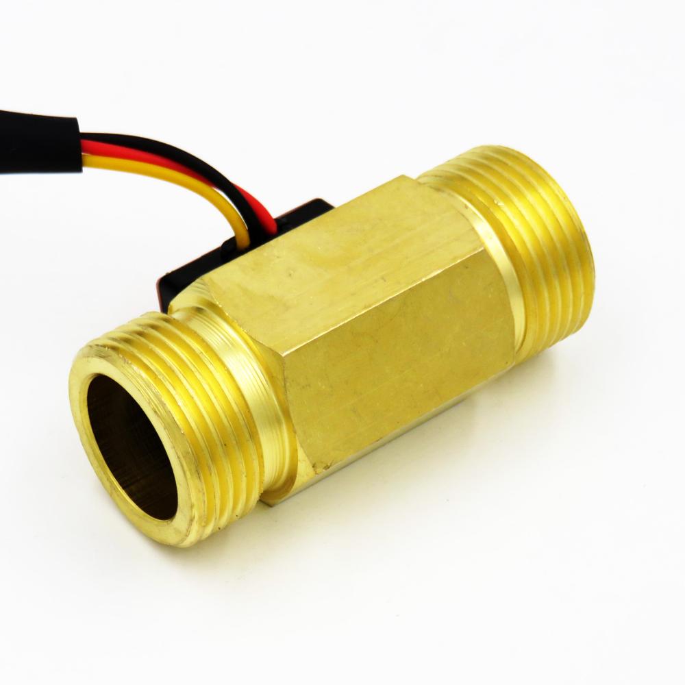 YF-B6 iSentrol capteur de débit à effet Hall eau 2-45L/min BSP G3/4 "extrémité filetée connexion rapide 3% erreur Turbine débitmètre