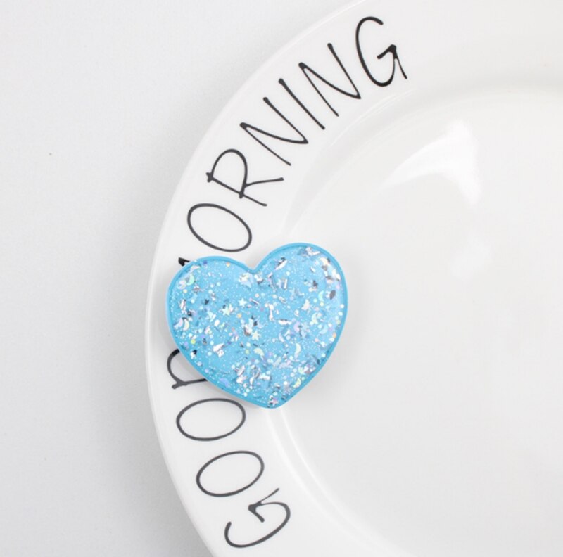 Zeshoekige gladde epoxy multifunctionele telefoonhouder met gripbevestiging, airbagbeugel voor mobiele telefoon en kleine tafel.: B