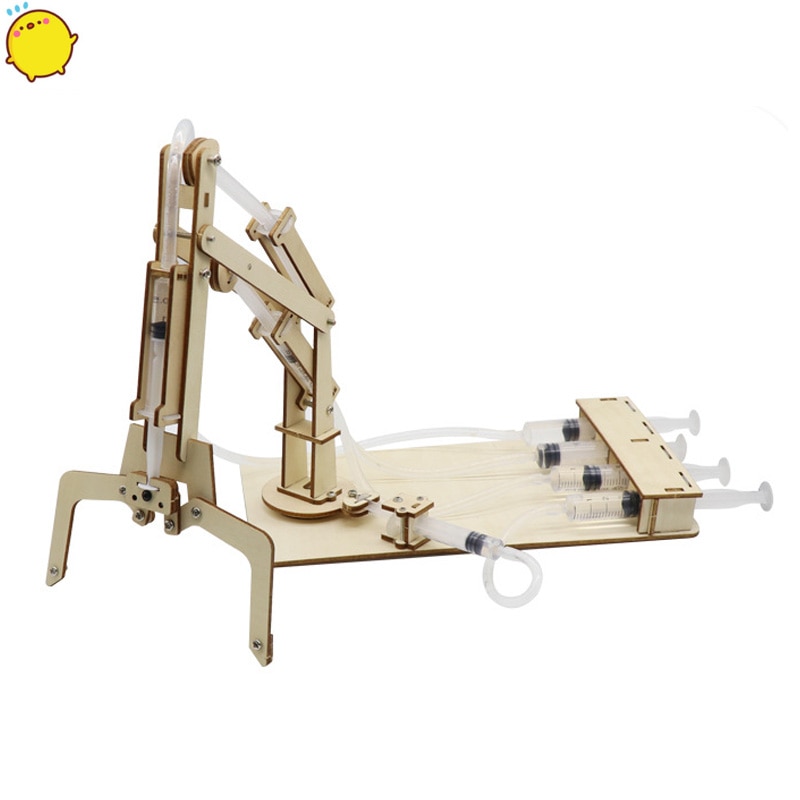Hydraulische mechanische arm Diy-modellen en bouwspeelgoed Wetenschap en onderwijs Modelspeelgoed voor kinderen Cadeauspeelgoed