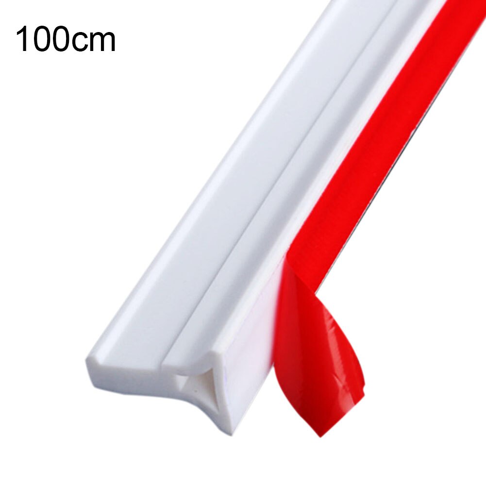 50-120Cm Thuis Badkamer Keuken Lijm Flexibele Rubber Douche Barrière Water Stopper Goede Afdichting: 100cm