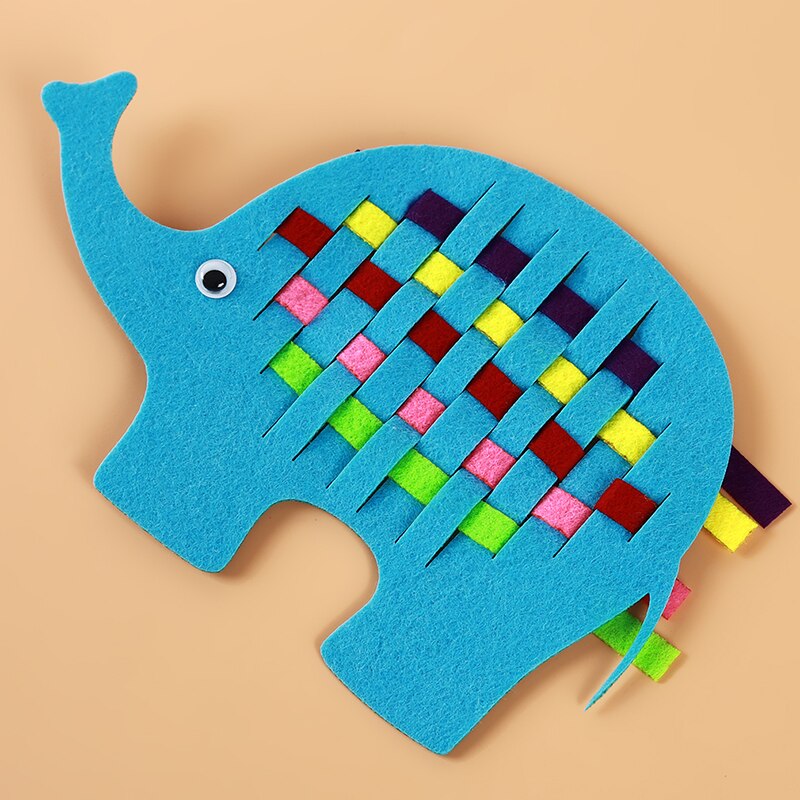 À la main enfants Non tissé pince enfants étude jouets bricolage feutre tissu artisanat maternelle enseignement précoce