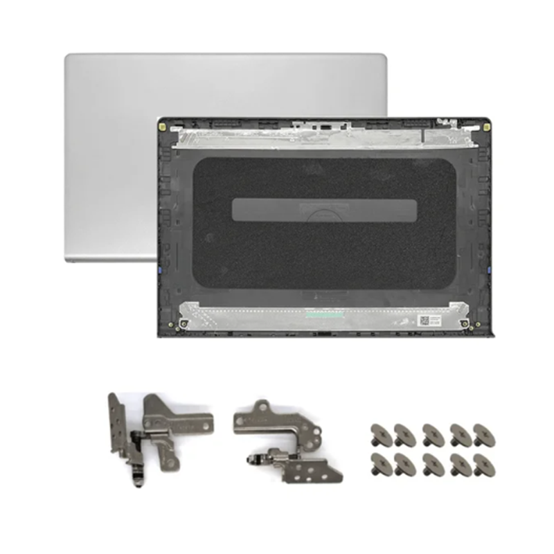 Coque pour ordinateur portable Dell Tystro, couvercle arrière, boîtier supérieur, lunette avant, charnière, noir, gris argent, Dell Tystro 15, 3510, 3511, 3515, 3520, 3525,: vert militaire