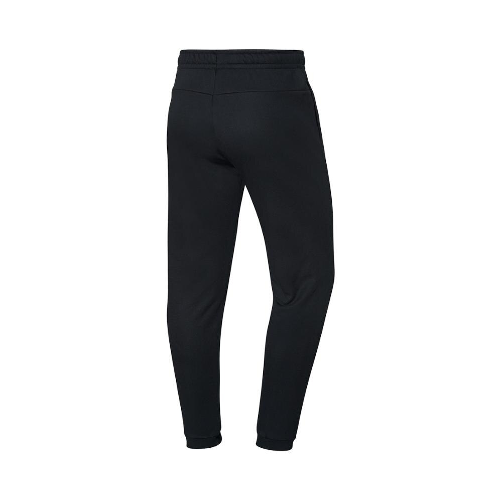 Li-Ning Uomini Formazione di Sudore Dei Pantaloni CALDI di Inverno IN Pile Regular Fit 64% Poliestere 36% Fodera In Cotone Pantaloni per lo Sport AKLP677 COND19