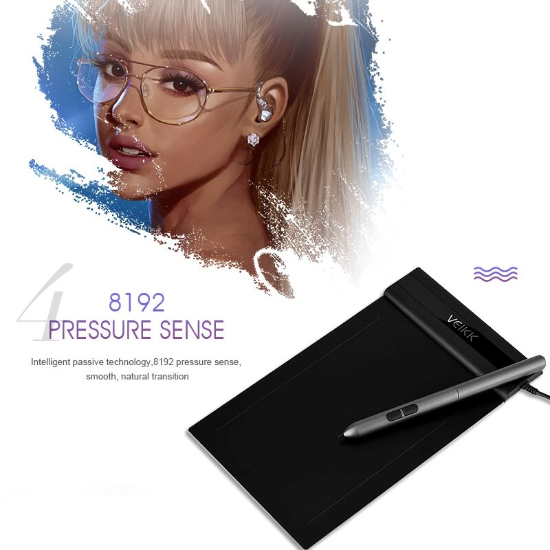 S640 6x4 inch 5080 LPI Electronic Graphic Tablet writing electronics graphic tablet drawing pad Ultra Thin Portable Hand