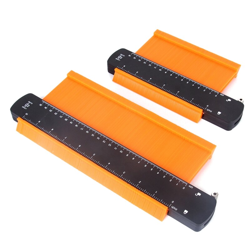 Contour Gauge (6/10 Inch Lock) Profile Tool Adjustable Lock-Precisely Copy Irregular Shape Duplicator Irregular Welding Woodwork