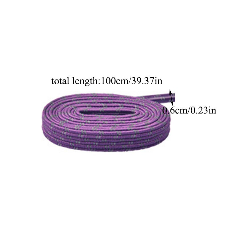 1 Paar Lichtgevende Schoenveters Platte Sneakers Canvas Veters Glow In De Donkere Nacht Kleur Fluorescerende Shoelace100cm Sport Schoenveters